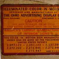          Schoenling Beer Animated Screen-Printed Glass & Metal Sign picture number 2
   