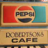          Robertson's Cafe Pepsi Sign picture number 2
   