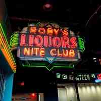          Roby's Liquors Nite Club Porcelain Enamel Neon Sign picture number 5
   