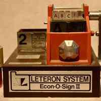 Leteron Econ-O-Sign II Machine
