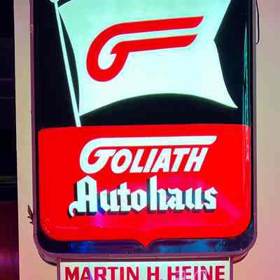 Goliath Autohaus Illuminated Plastic Sign