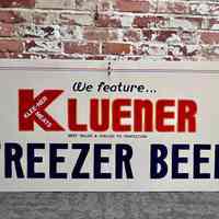 Kluener Freezer Beef Masonite Sign