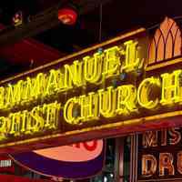          Emmanuel Baptist Church Porcelain Enamel & Neon Sign picture number 2
   