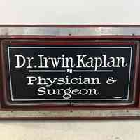 Dr. Irwin Kaplan Point-of-Purchase Sign
