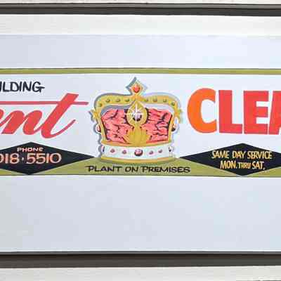 Beverly Sign Co. Sketch - Regent Cleaners