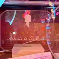 Houbigani Glass Salesman Sample Sign