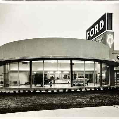 Ford Motor Co. Showroom & Sign - Photograph