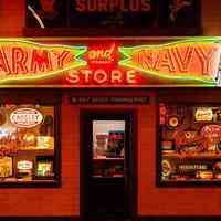 Army and Navy Store Neon Sign