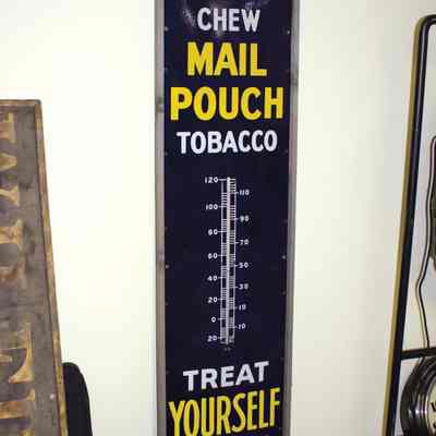 Mail Pouch Thermometer Sign