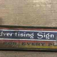          Advertising Sign Co. Painted Tin Sign picture number 3
   