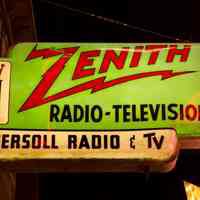          Zenith Internally Illuminated Double-Faced Plastic Sign picture number 2
   