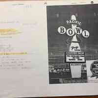          Side by side printer paper copy of signs within binder
   