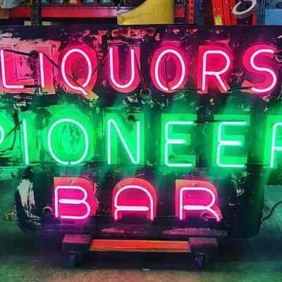 Pioneer Bar Neon Sign