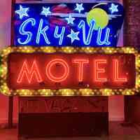 SkyVu Motel Porcelain Enamel, Lightbulbs, Plastic & Neon Sign