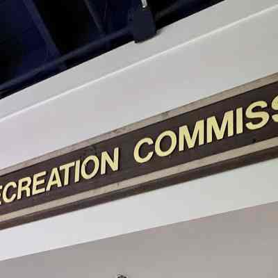 Cincinnati Recreation Commission Wooden Sign