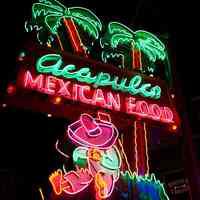          Acapulco Mexican Food Porcelain Enamel & Neon Sign picture number 2
   