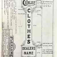          Curlee Clothes Opal Glass & Metal Sign picture number 6
   