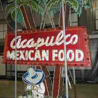         Acapulco Mexican Food Porcelain Enamel & Neon Sign picture number 5
   
