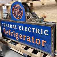          General Electric Refrigerator Opal Glass Sign picture number 2
   
