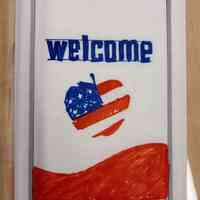 DNC Welcome Flag 1980 - Sketch