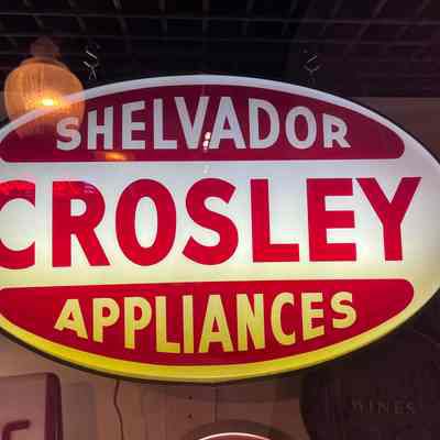 Crosley Appliances Illuminated Plastic Sign
