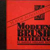 35 New Alphabets for Modern Brush Lettering by Harold Holland Day