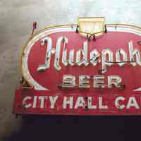          14K Hudepohl City Hall Cafe Neon Sign picture number 2
   