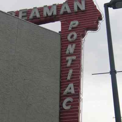 Beaman Pontiac Neon Sign