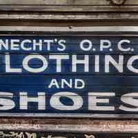          Knecht's Clothing and Shoes Painted Sign picture number 1
   