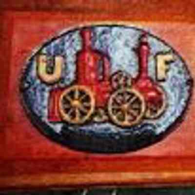 United Firemen's Insurance Company Wooden Fire Marker