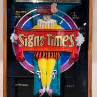 Signs of the Times Glass Colorized Art Reproduction