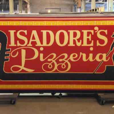 Isadore's Plastic Sign