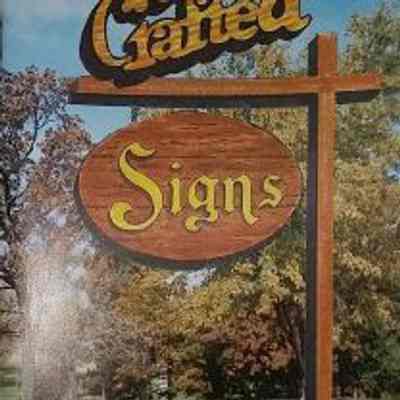 Wood Crafted Signs by Zander Brody and Lonnie Tettaton