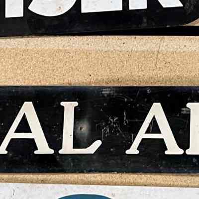 National Advertising Sign Tag