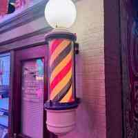          Glass Rotating Barber Pole picture number 2
   