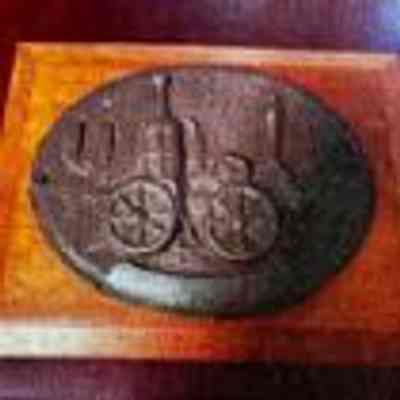 United Firemen's Insurance Company Wooden Fire Marker