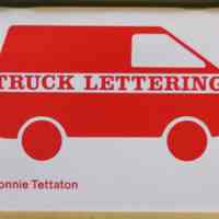 Truck Lettering by Lonnie Tettaton