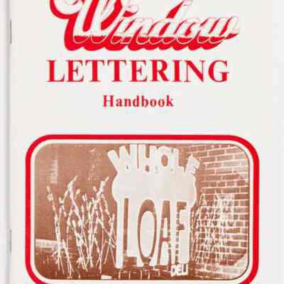 The Window Lettering Handbook by Lonnie Tettaton
