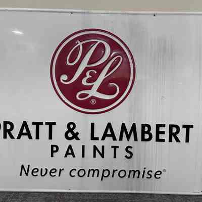 Pratt & Lambert Paints Tin Sign