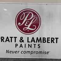 Pratt & Lambert Paints Tin Sign