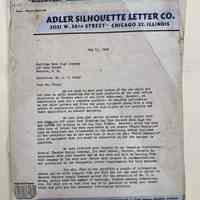 Adler Silhouette Letter Co. Letter & Price List