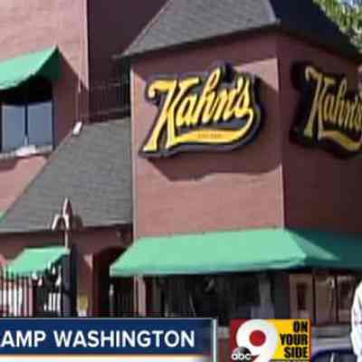 Kahn's Plastic Sign