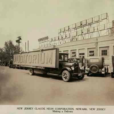 Claude Neon Corp. Newark NJ Photograph