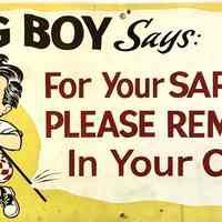 Big Boy Says Screen-Printed Tin Sign