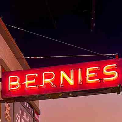 Bernie's Neon Sign