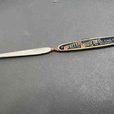 Pfefferl Sign Co. Letter Opener