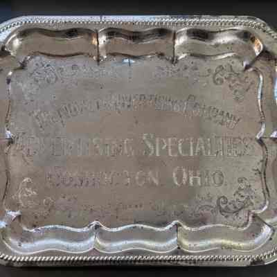 Advertising Specialties Silver Tray