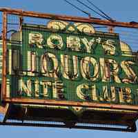          Roby's Liquors Nite Club Porcelain Enamel Neon Sign picture number 3
   