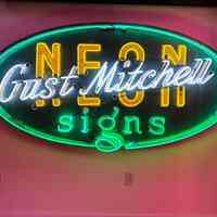 Gust Mitchell Neon Sign