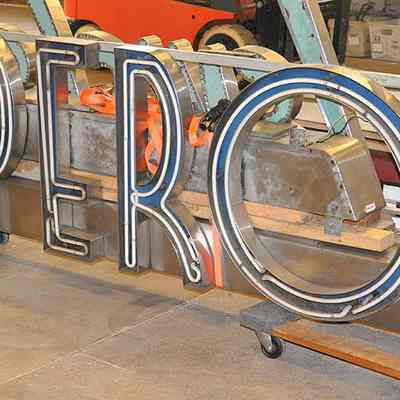 Schpero's Open Channel Letters Neon Sign
